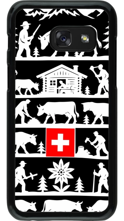Coque Samsung Galaxy A3 (2017) - Poya Suisse 1 noir