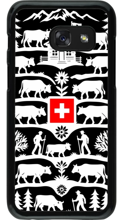 Coque Samsung Galaxy A3 (2017) - Poya Suisse 3 noir