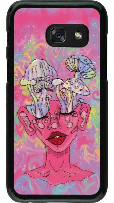Coque Samsung Galaxy A3 (2017) - Psychedelic pink mushroom