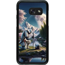 Samsung Galaxy A3 (2017) Case Hülle - Samurai Katana Mond