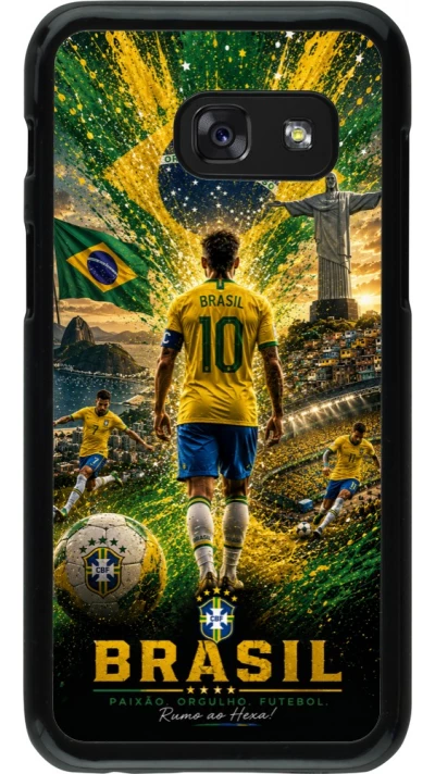 Samsung Galaxy A3 (2017) Case Hülle - Fussball Brasilien splash 2026