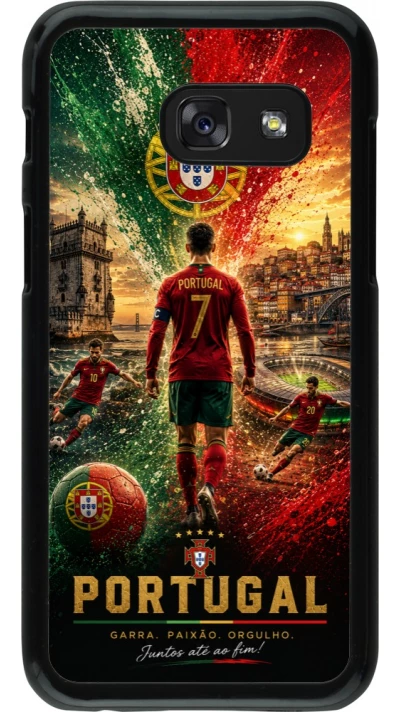 Samsung Galaxy A3 (2017) Case Hülle - Fussball Portugal splash 2026