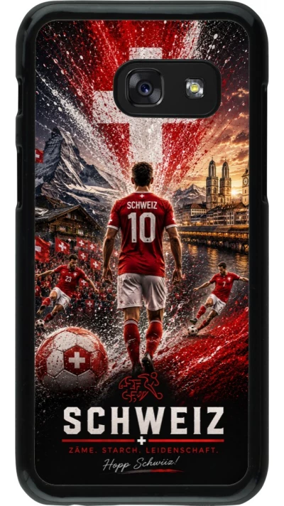 Samsung Galaxy A3 (2017) Case Hülle - Fussball Schweiz splash 2026