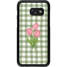 Samsung Galaxy A3 (2017) Case Hülle - Green vichy tulips Spring 2026
