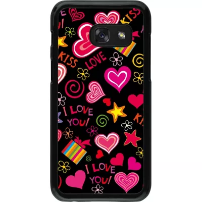 Samsung Galaxy A3 (2017) Case Hülle - Valentine 2023 love symbols