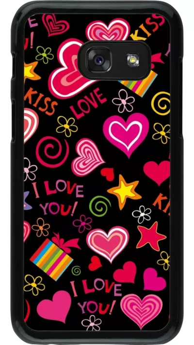 Coque Samsung Galaxy A3 (2017) - Valentine 2023 love symbols