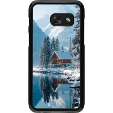 Samsung Galaxy A3 (2017) Case Hülle - Winter 25 Winter house forest day
