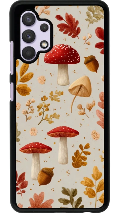 Coque Samsung Galaxy A32 - Autumn 26 Mushrooms and leaves
