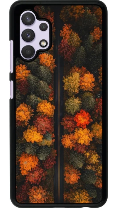 Coque Samsung Galaxy A32 - Autumn 26 Road in autumn
