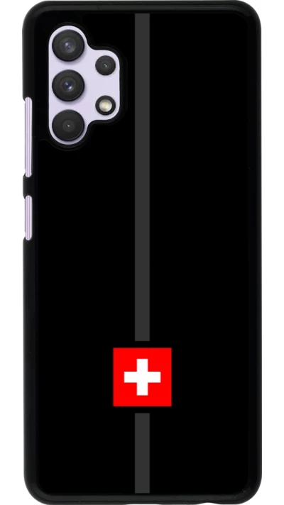 Samsung Galaxy A32 Case Hülle - Kanton CH schwarz