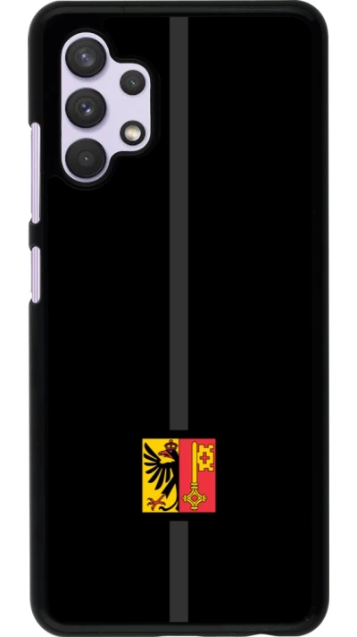 Samsung Galaxy A32 Case Hülle - Kanton GE schwarz