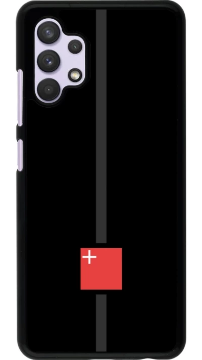 Samsung Galaxy A32 Case Hülle - Kanton SZ schwarz