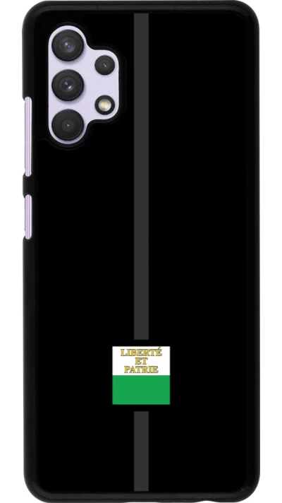 Samsung Galaxy A32 Case Hülle - Kanton VD schwarz