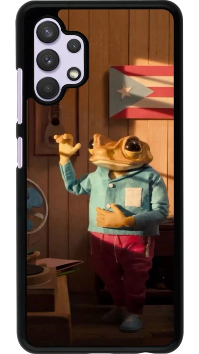 Samsung Galaxy A32 Case Hülle - Dancing frog DTMF