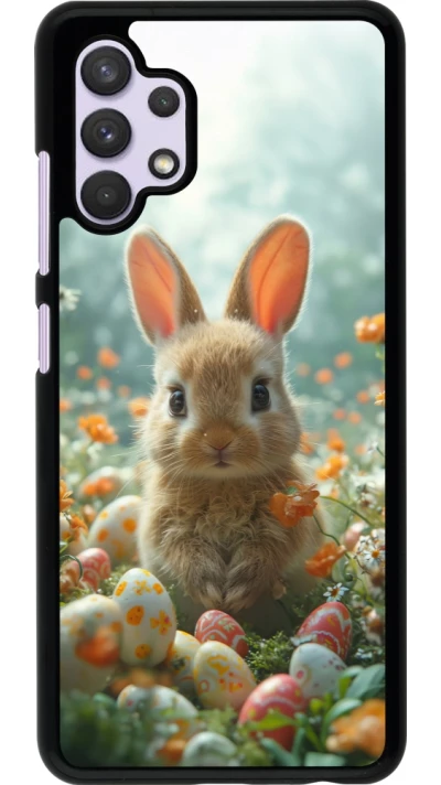 Samsung Galaxy A32 Case Hülle - Easter 2026 Rabbit in the garden