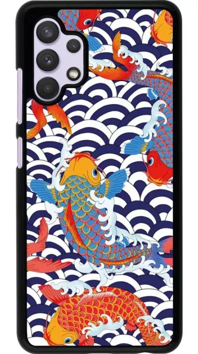 Samsung Galaxy A32 Case Hülle - Easter 2023 japanese fish