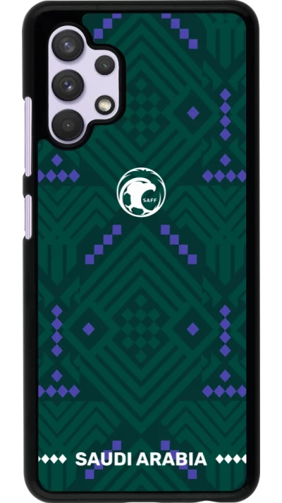 Samsung Galaxy A32 Case Hülle - Saudi Arabien 2026 personalisierbares Fussballtrikot