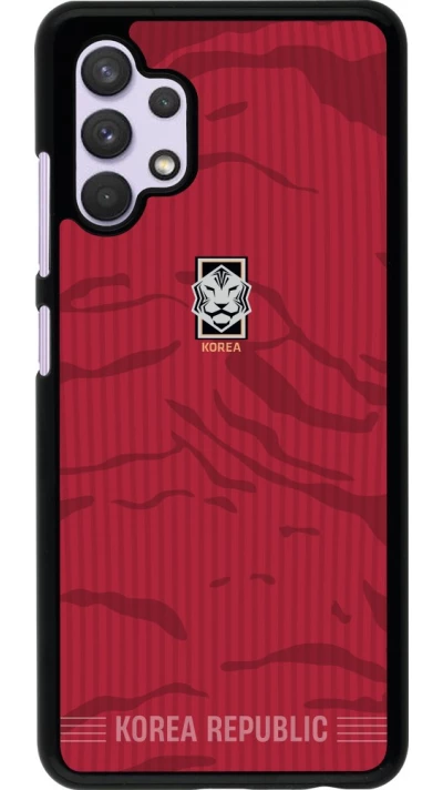 Samsung Galaxy A32 Case Hülle - Südkorea 2026 personalisierbares Fussballtrikot