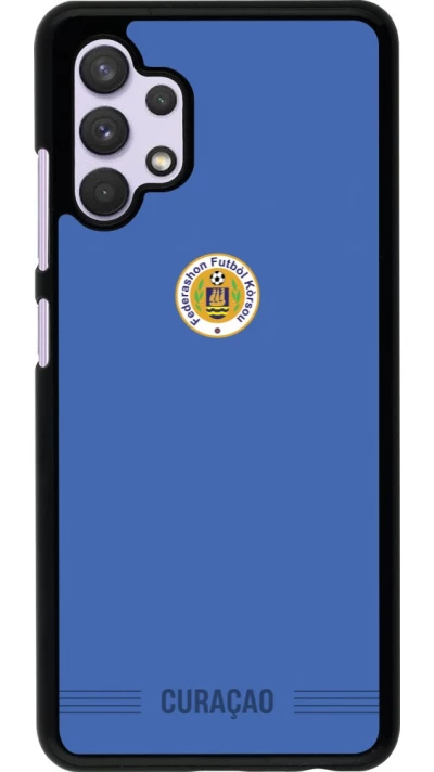 Samsung Galaxy A32 Case Hülle - Curaçao 2026 personalisierbares Fussballtrikot