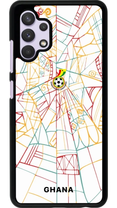 Samsung Galaxy A32 Case Hülle - Ghana 2026 personalisierbares Fussballtrikot