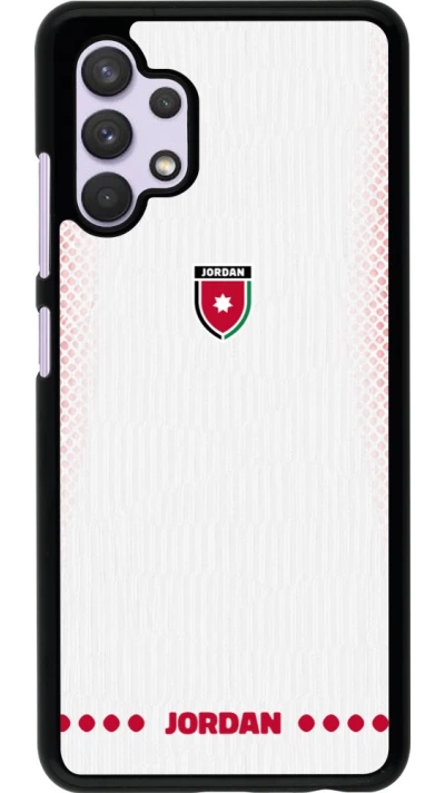 Samsung Galaxy A32 Case Hülle - Jordanien 2026 personalisierbares Fussballtrikot