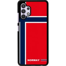Samsung Galaxy A32 Case Hülle - Norwegen 2026 personalisierbares Fussballtrikot