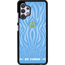 Samsung Galaxy A32 Case Hülle - Demokratische Republik Kongo 2026 personalisierbares Fussballtrikot
