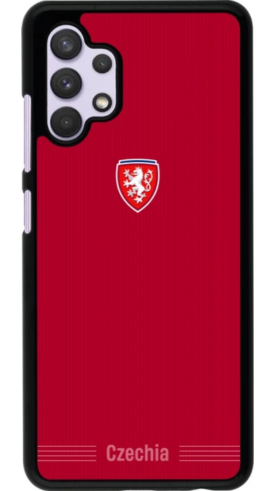 Samsung Galaxy A32 Case Hülle - Tschechische Republik 2026 personalisierbares Fussballtrikot