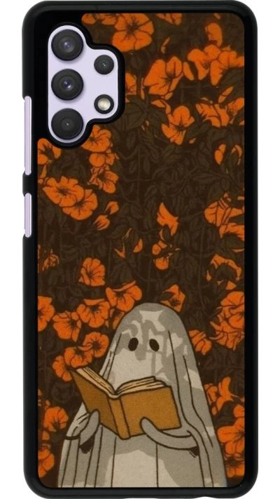 Samsung Galaxy A32 Case Hülle - Halloween 2026 Ghost reading