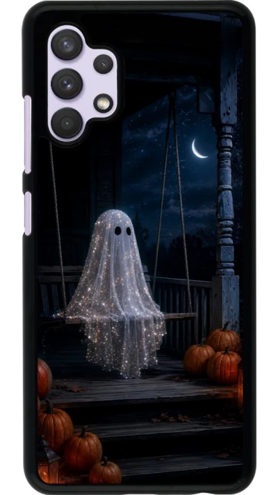 Samsung Galaxy A32 Case Hülle - Halloween 2026 Ghost on a swing