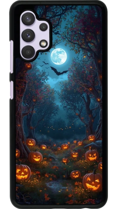 Samsung Galaxy A32 Case Hülle - Halloween 2026 Road of Pumpkins