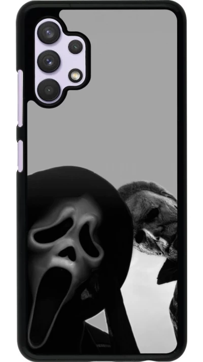 Samsung Galaxy A32 Case Hülle - Halloween 2026 Scream and Michael Myers