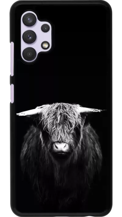Coque Samsung Galaxy A32 - Highland calf black