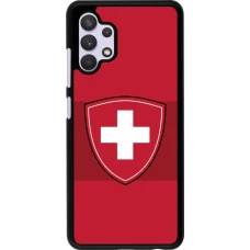 Samsung Galaxy A32 Case Hülle - Hockey World Championship Ecusson Suisse