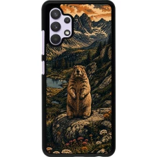 Coque Samsung Galaxy A32 - Linocut Marmotte