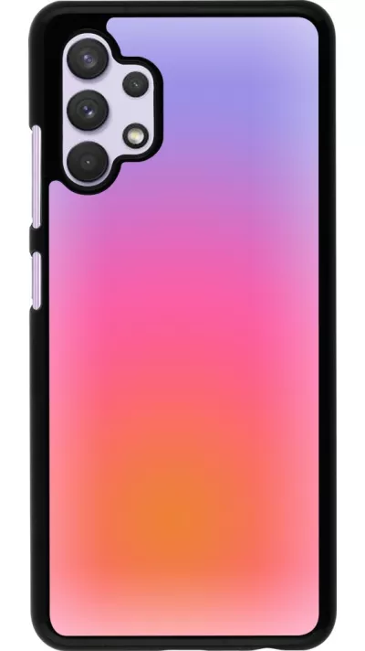 Coque Samsung Galaxy A32 - Orange Pink Blue Gradient