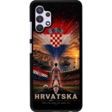 Samsung Galaxy A32 Case Hülle - Fussball Kroatien splash 2026
