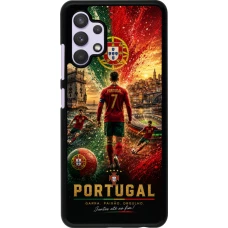 Samsung Galaxy A32 Case Hülle - Fussball Portugal splash 2026