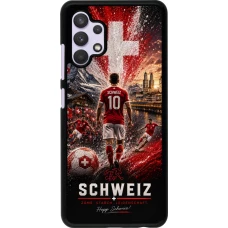 Samsung Galaxy A32 Case Hülle - Fussball Schweiz splash 2026