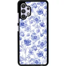 Samsung Galaxy A32 Case Hülle - Spring 23 watercolor blue flowers