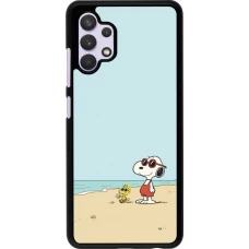 Samsung Galaxy A32 Case Hülle - Snoopy on the beach Summer 2026