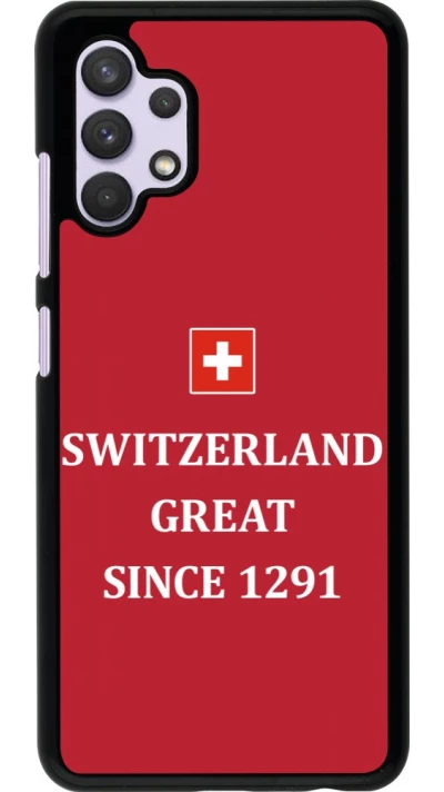 Coque Samsung Galaxy A32 - Switzerland Great Since 1291