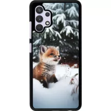 Samsung Galaxy A32 Case Hülle - Weihnachten 2023 Fuechslein Tanne