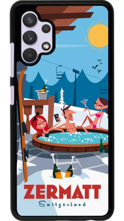 Coque Samsung Galaxy A32 - Zermatt Mountain Jacuzzi