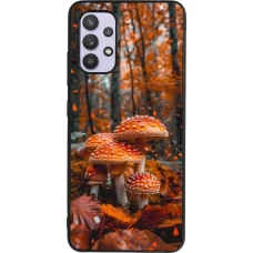 Coque Samsung Galaxy A32 - Silicone rigide noir Autumn 26 Mushrooms in the woods