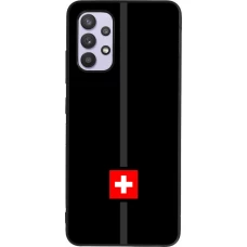 Samsung Galaxy A32 Case Hülle - Silikon schwarz Kanton CH schwarz