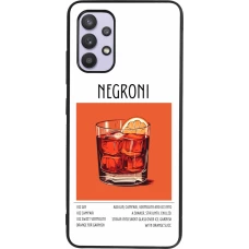 Samsung Galaxy A32 Case Hülle - Silikon schwarz Cocktail Rezept Negroni