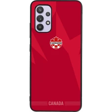 Samsung Galaxy A32 Case Hülle - Silikon schwarz Kanada 2026 personalisierbares Fussballtrikot