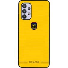 Samsung Galaxy A32 Case Hülle - Silikon schwarz Ecuador 2026 personalisierbares Fussballtrikot