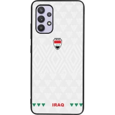 Samsung Galaxy A32 Case Hülle - Silikon schwarz Irak 2026 personalisierbares Fussballtrikot